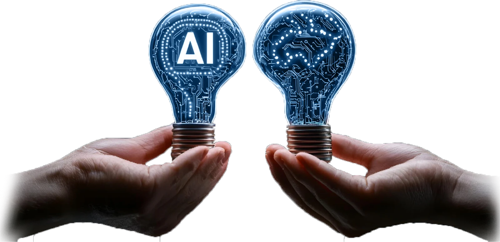 手持 AI 灯泡，连接人工智能与企业业务